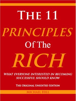 cover image of The 11 Principles of the Rich